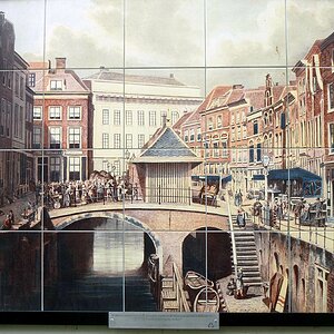 Utrecht 1873  -  Kachelbild von Willem Cornelis van Dijk