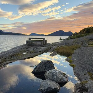 Abend am Fjord