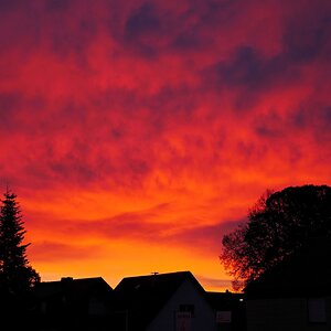 Flammendes Morgenrot