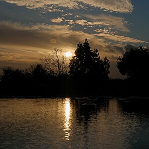 Goldener Herbstabend