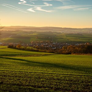 Herbstlicht unterhalb der Veste Otzberg