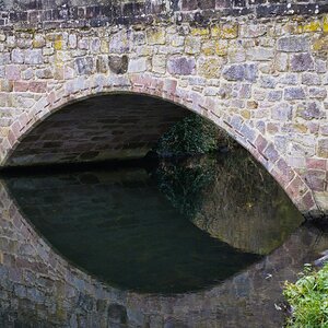 Unter dem Brückenbogen