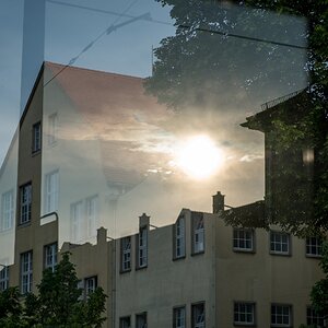 Spiegelung in Dresden