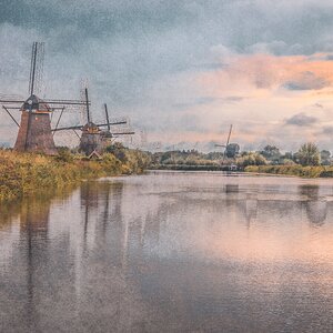Windmühlen am Kinderdijk