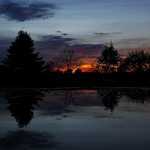 Kurz nach Sonnenuntergang