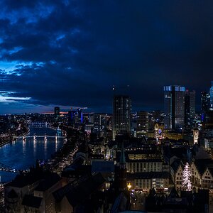 Frankfurt - Blick vom Dom auf die Skyline