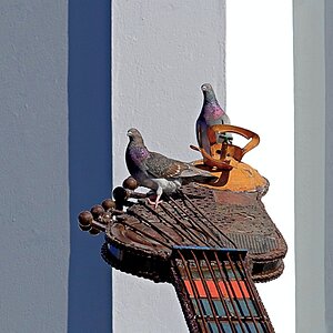 ... 'Luftgitarren'-Duo