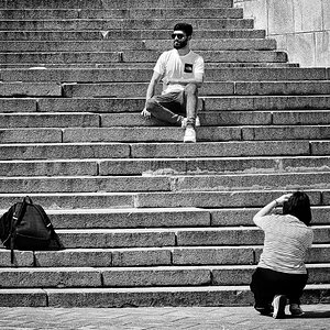 Die Fotografin und ihr Model