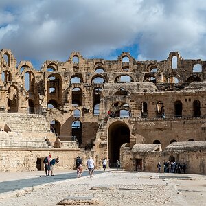 Amphittheater in El Jem, Tunesien