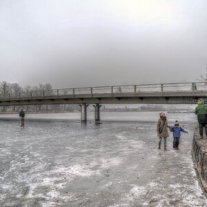 Brücke zu Gänsehäufel
