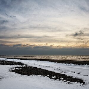 Abend an der Nordsee