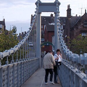 außer Konkurrenz - Kettenbrücke in Dumfries, Scotland