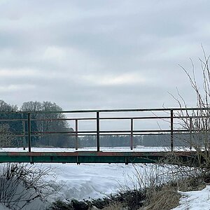 Wirtschaftsweg - schon wieder Schnee...