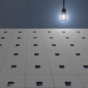 Abends mit Beleuchtung