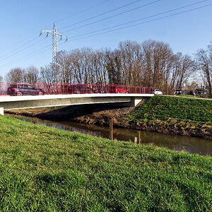 und die Brücke von der fotografiert wurde