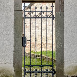 Tür aus Schmiedeeisen