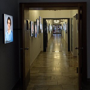 Gang im Mark Twain Center Heidelberg zur Dauerausstellung