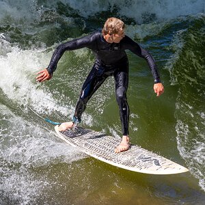 Sie surfen wieder...