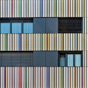 Bunte Fassade
