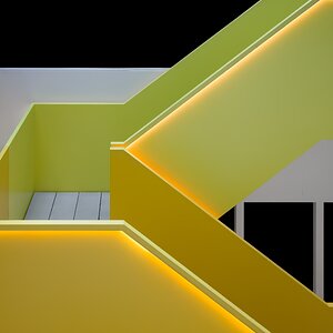 Die gelbe Treppe