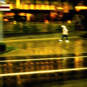 im Regen