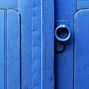 Ganz in blau