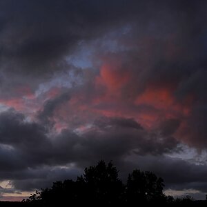 Auflockerung mit Abendrot