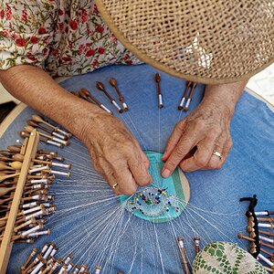 Woman at work - (Siepelmarkt Ootmarsum NL)