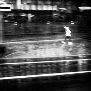 im Regen