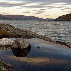 Abend am Fjord