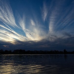 Abendstimmung am Rhein II