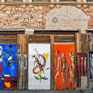 Kunst hinterm Bauzaun