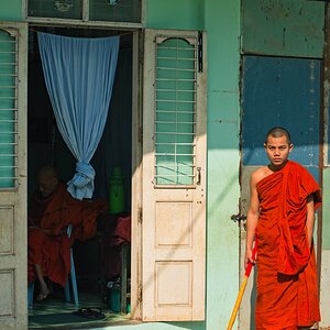 Mönch aus Myanmar