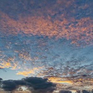 Gestern Abend irgendwo in Friesland NL - Himmel