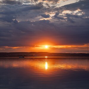 Wolken am See