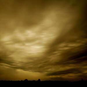 Der Himmel ist bedeckt.