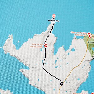 Wanderkarte Nordkap