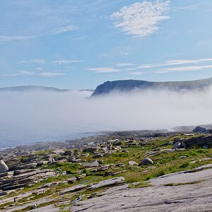 Seenebel am Nordkap