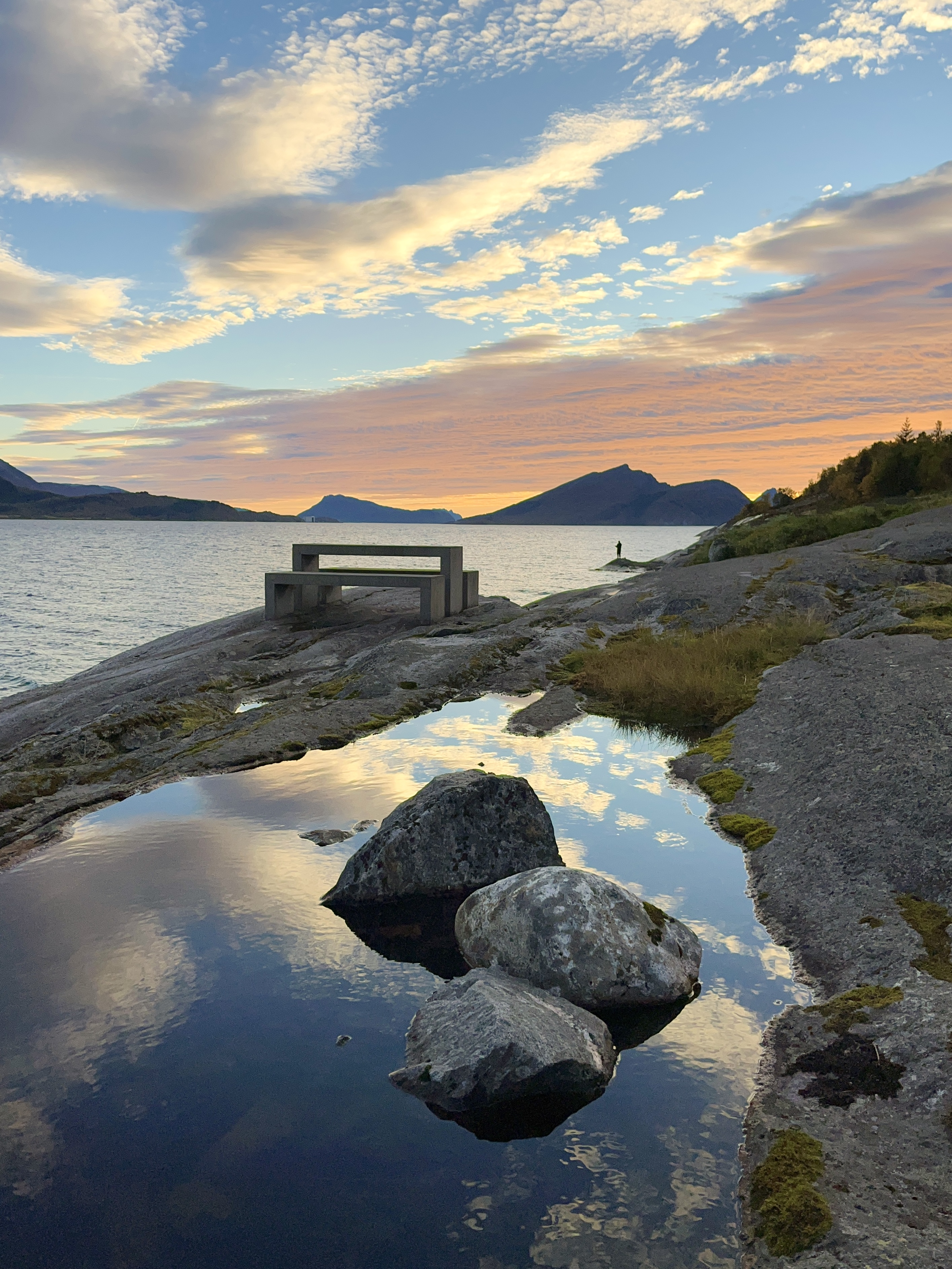 Abend am Fjord