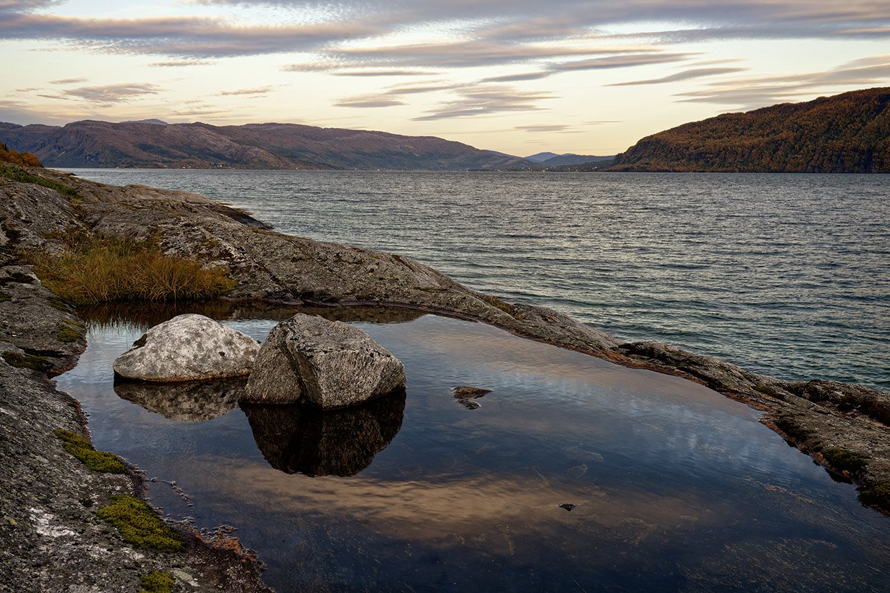 Abend am Fjord
