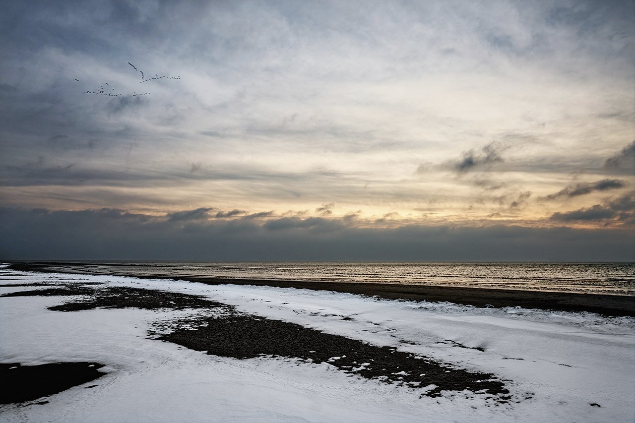 Abend an der Nordsee
