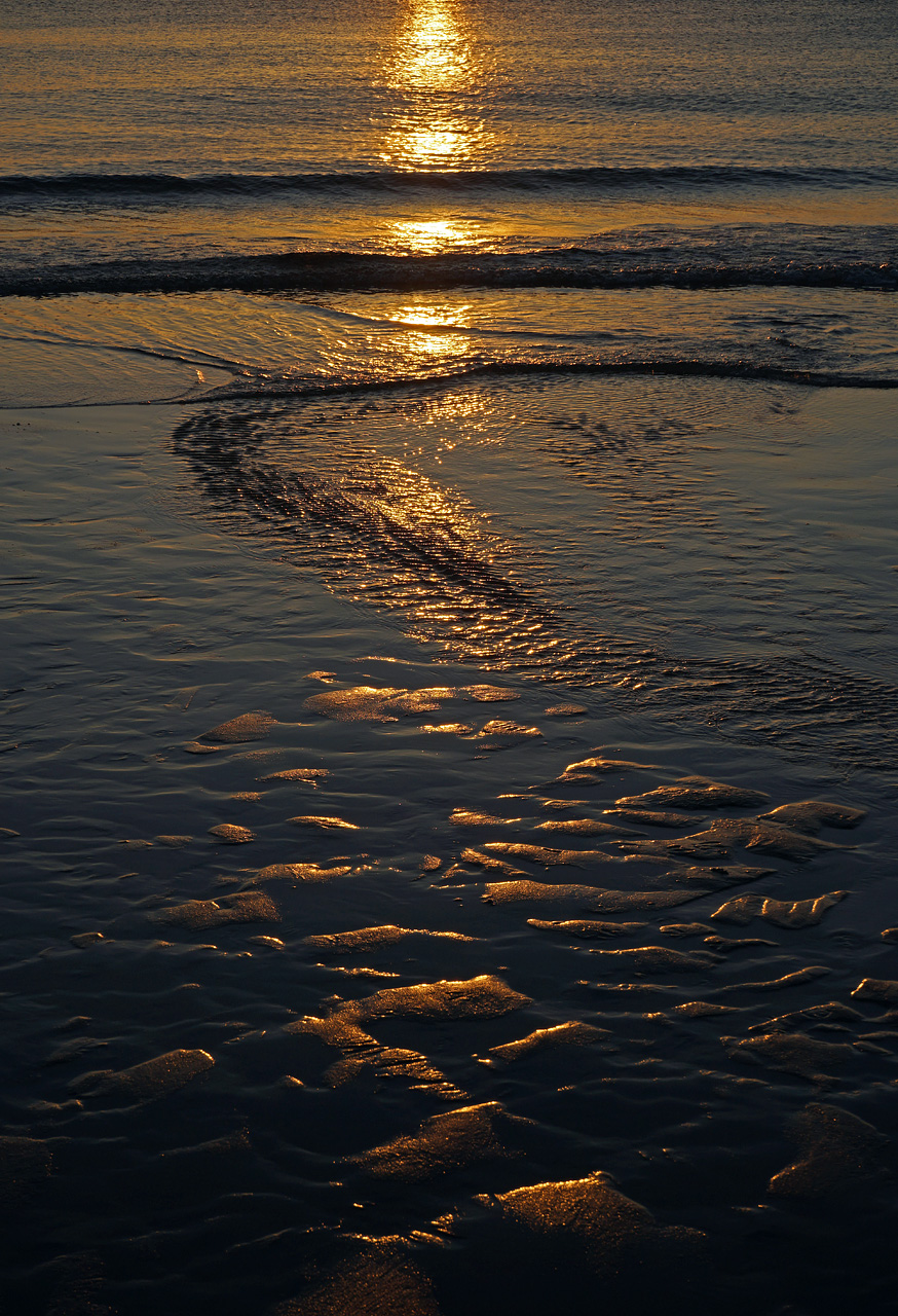 Abendlicht am Nordseestrand