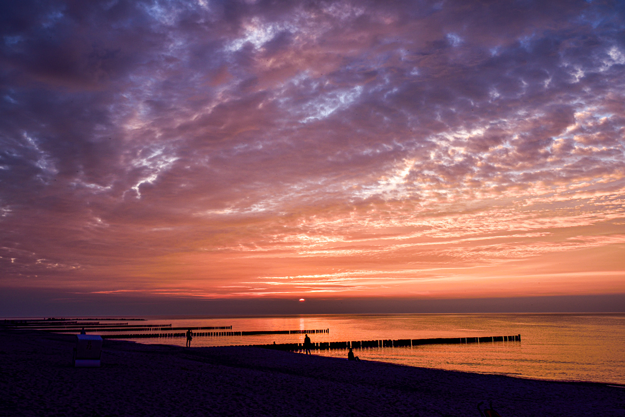 Abendspaziergang an der Ostsee