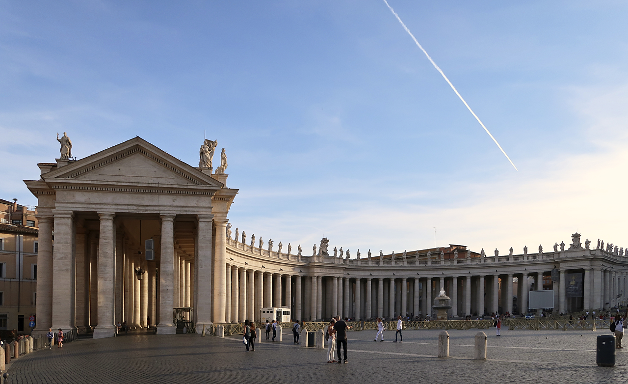 Abendstimmung auf dem Petersplatz