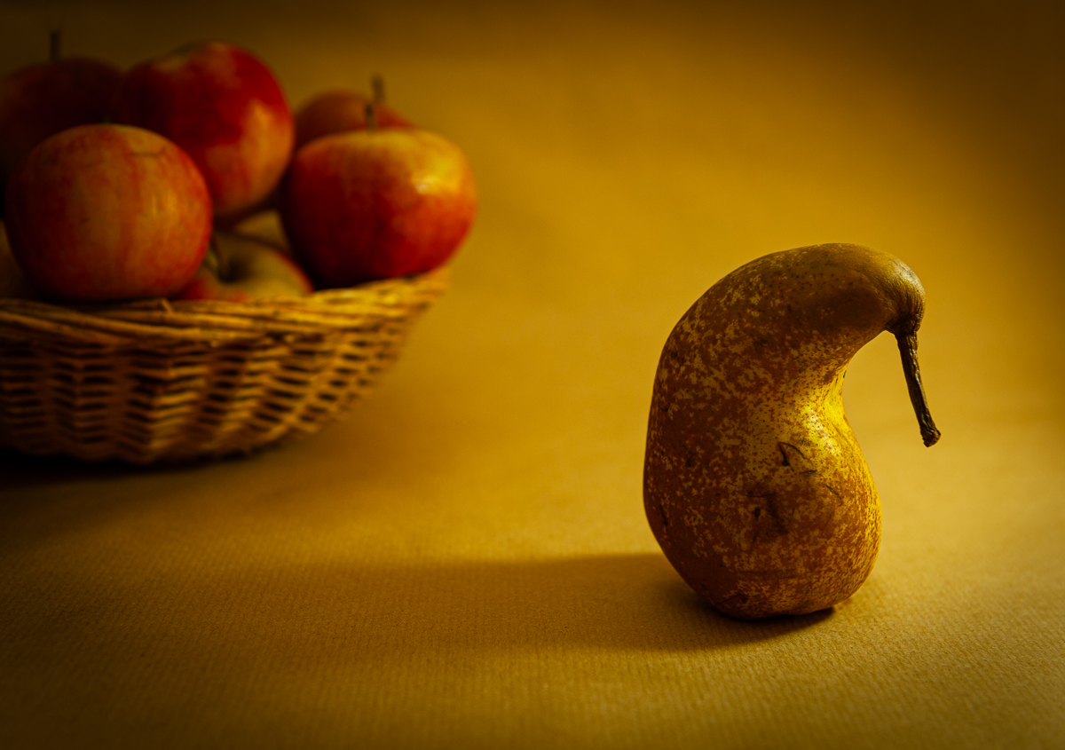 Äpfel und Birne