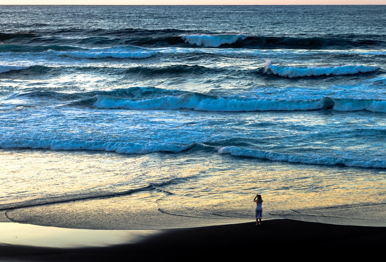 Allein am Strand