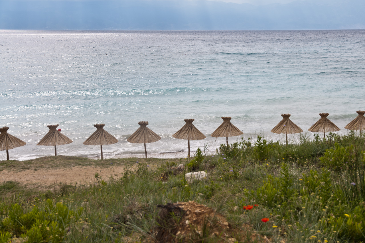 Am Strand von Baška