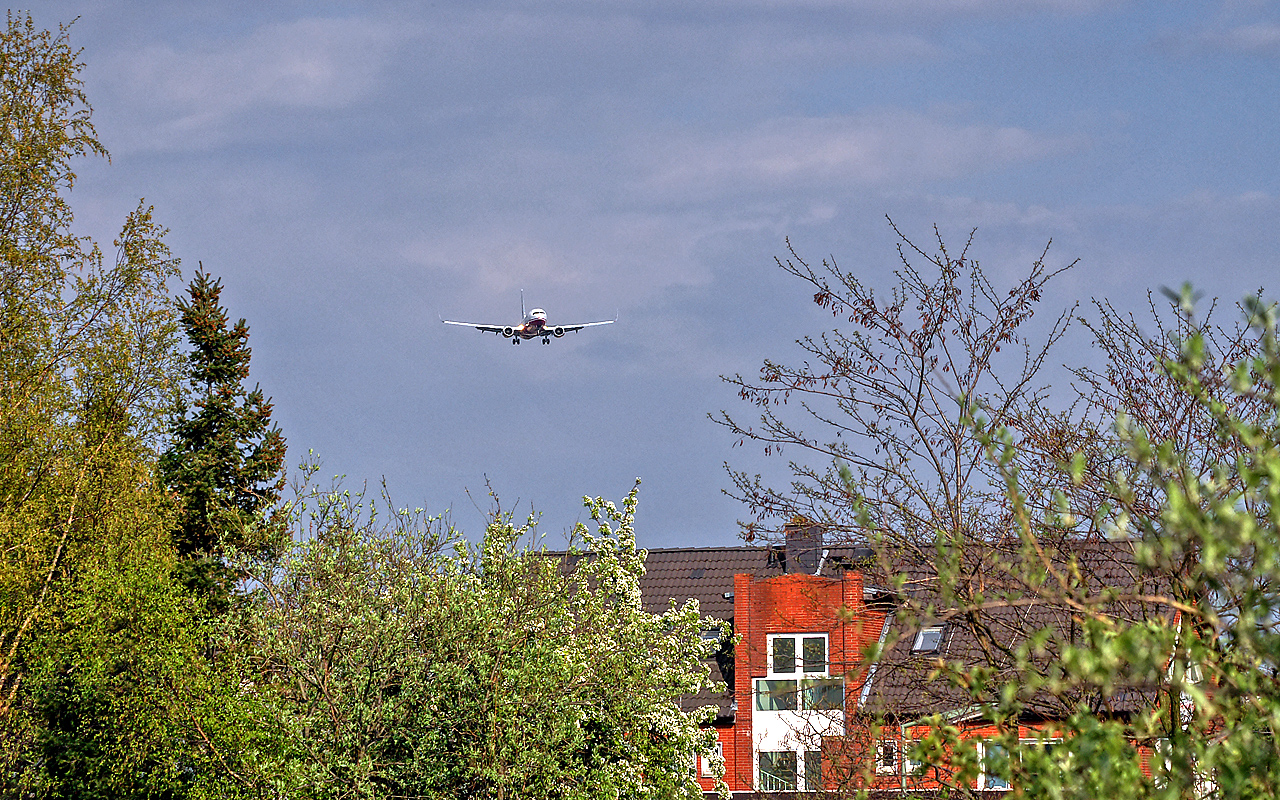 Anflug auf Tegel