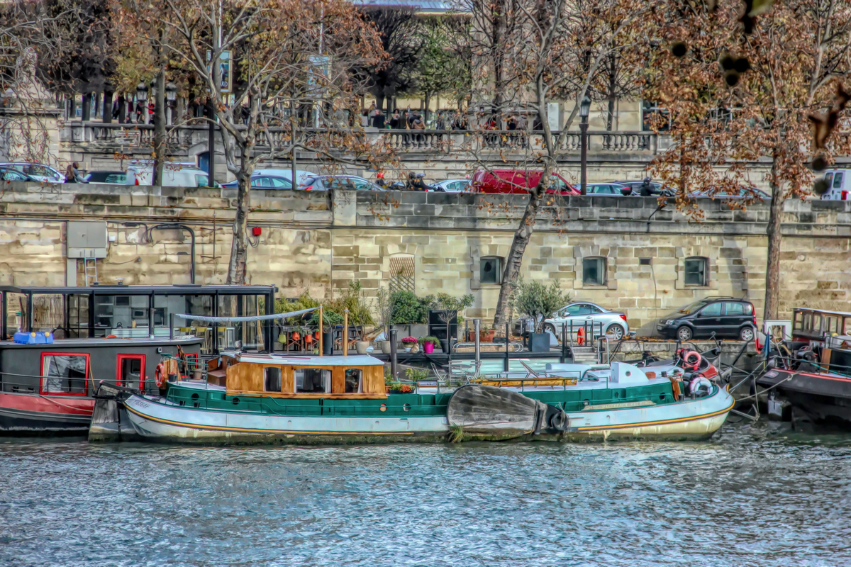 Auf der Seine in Paris