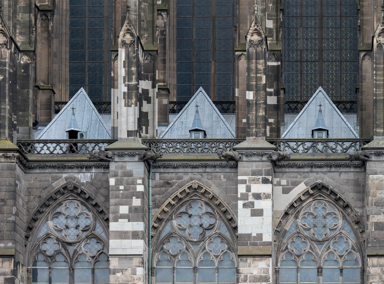 Ausschnitt Westseite Kölner Dom